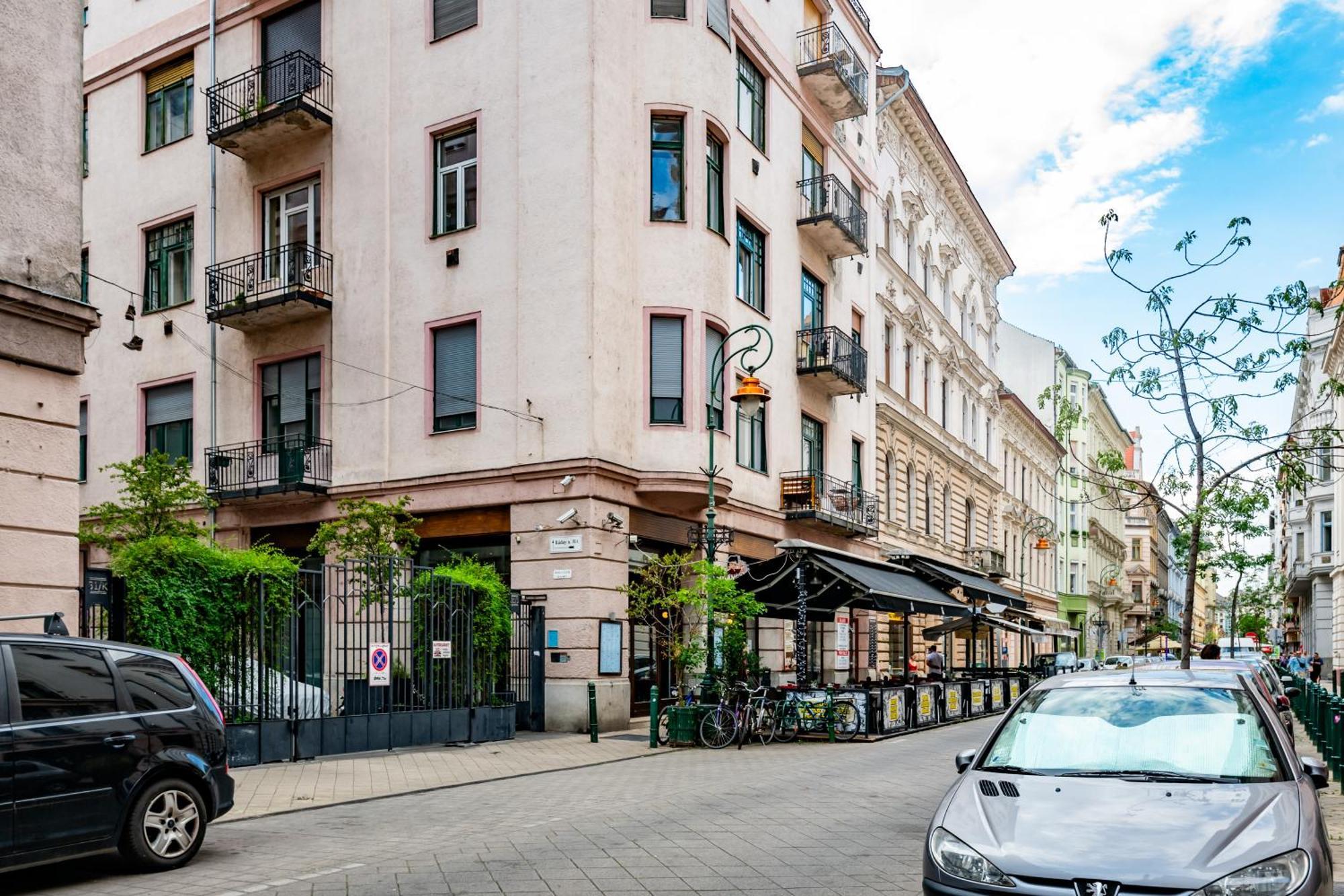 Jungle Aesthetics Downtown Apartman Aircon And Garage Parking Budapest Exterior photo
